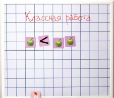 Магнитно-маркерная доска "Клетка" (86 см х 75 см) - fgospostavki.ru - Смоленск