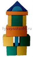 Мягкий модуль-конструктор "Городок" (12 элементов) - fgospostavki.ru - Смоленск