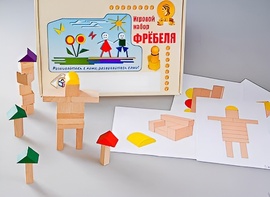 Игровой набор Фребеля "Конструктор деревянный без соединений-3" (Серия "Эксперимент") - fgospostavki.ru - Смоленск