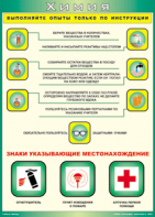 Таблица "Выполняйте опыты только по инструкции" (100х140 сантиметров, винил) - fgospostavki.ru - Смоленск