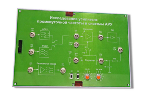 Сменная панель «Исследование усилителя промежуточной частоты и системы АРУ» - fgospostavki.ru - Смоленск
