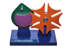 Модель механизма на подставке "Мальтийский механизм" - fgospostavki.ru - Смоленск