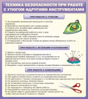 Стенд "Техника безопасности при работе с утюгом" - fgospostavki.ru - Смоленск