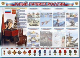 Стенд-уголок "Юный патриот России" - fgospostavki.ru - Смоленск