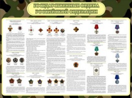Стенд "Государственные ордена РФ" - fgospostavki.ru - Смоленск