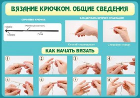 Стенд "Вязание крючком № 2" - fgospostavki.ru - Смоленск