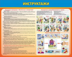 Стенд "Инструктажи" - fgospostavki.ru - Смоленск