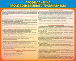 Стенд "Профилактика производственного травматизма" - fgospostavki.ru - Смоленск