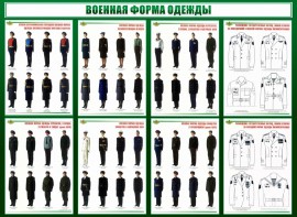Стенд "Военная форма одежды" - fgospostavki.ru - Смоленск